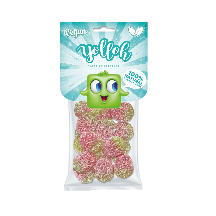 Yolloh® Acid Strawberries — Vegan candy
